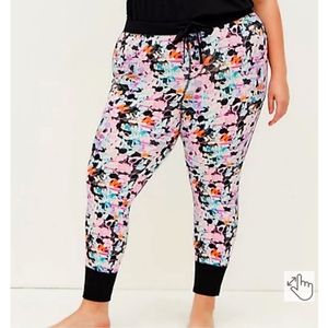 Disney Floral Minnie Mouse PJ Leggings